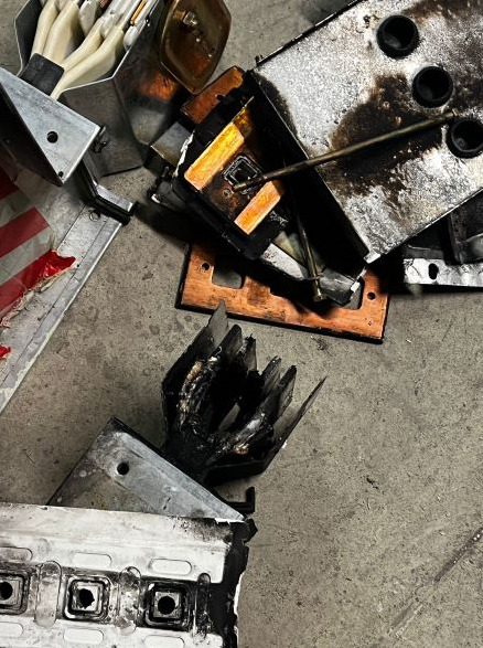 Schienenverteiler Reparatur